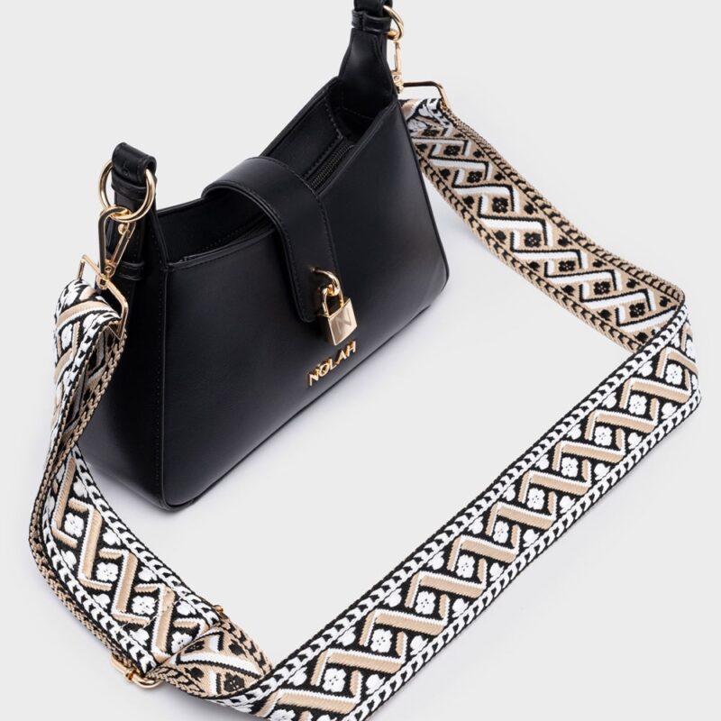 Τσάντα Ώμου Nolah Esme-Black/Gold - Image 6