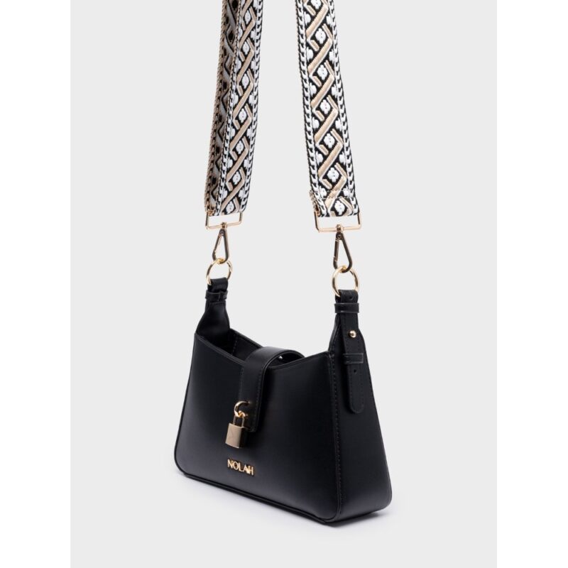 Τσάντα Ώμου Nolah Esme-Black/Gold - Image 7