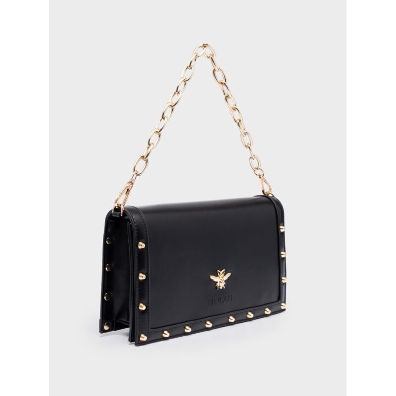 Τσάντα Ώμου Nolah Dash-Black/Gold - Image 4