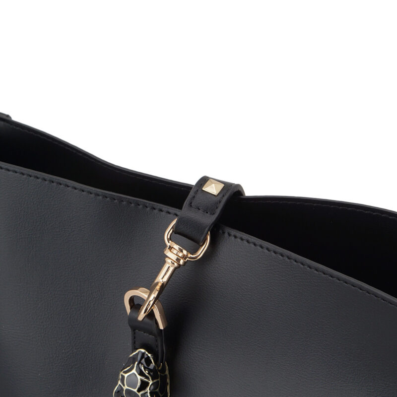 Τσάντα Ώμου Nolah London-Black/Gold - Image 4