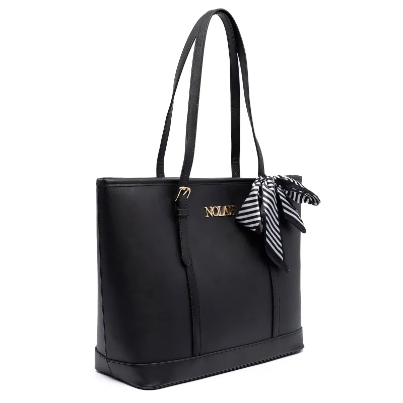Τσάντα Ώμου Nolah Ella-Black/Gold - Image 4
