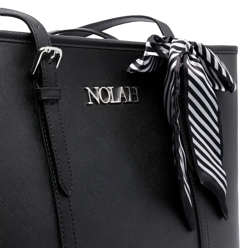 Τσάντα Ώμου Nolah Ella-Black/Silver - Image 4
