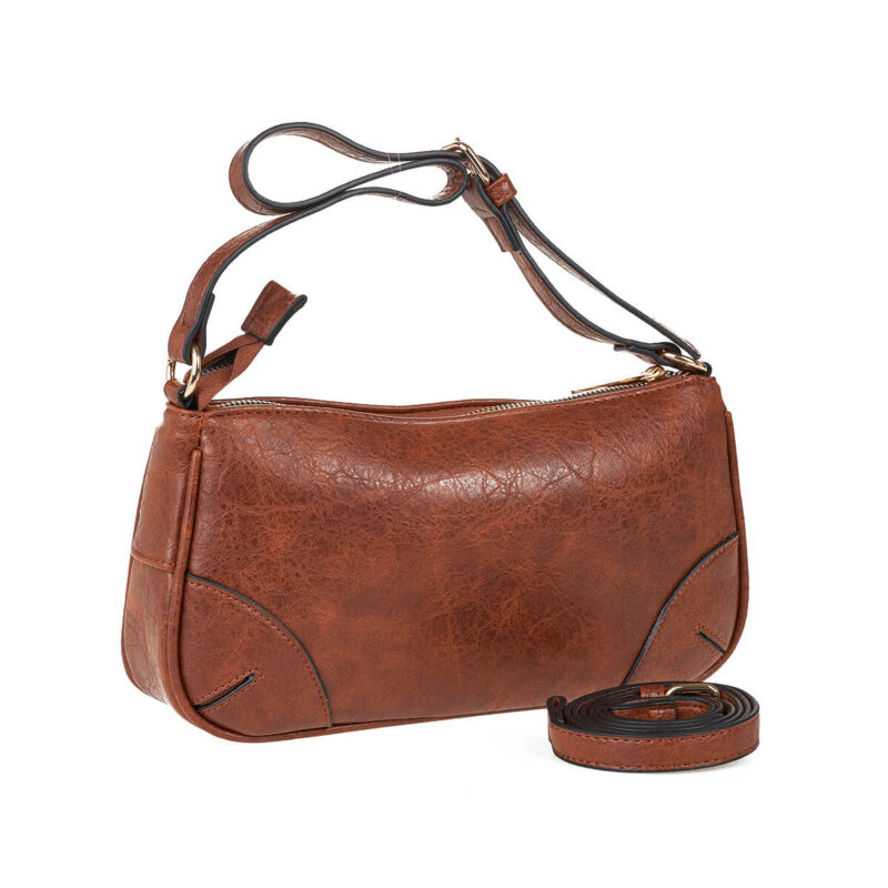 Τσάντα Χιαστί Verde 16-7609-Camel - Image 3