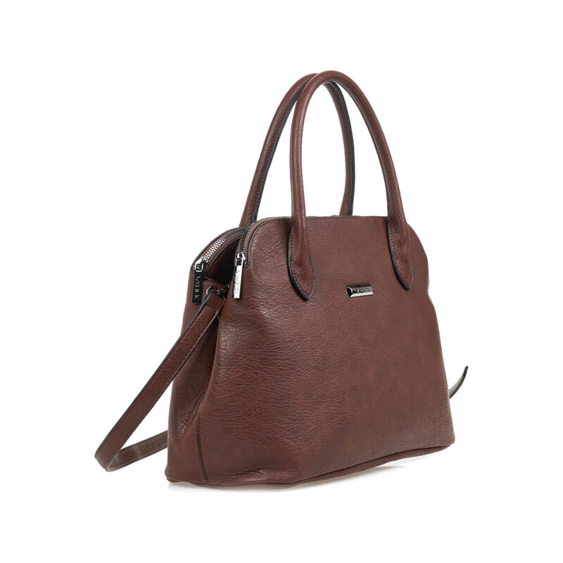 Τσάντα Χειρός Verde 16-7625-Brown - Image 2