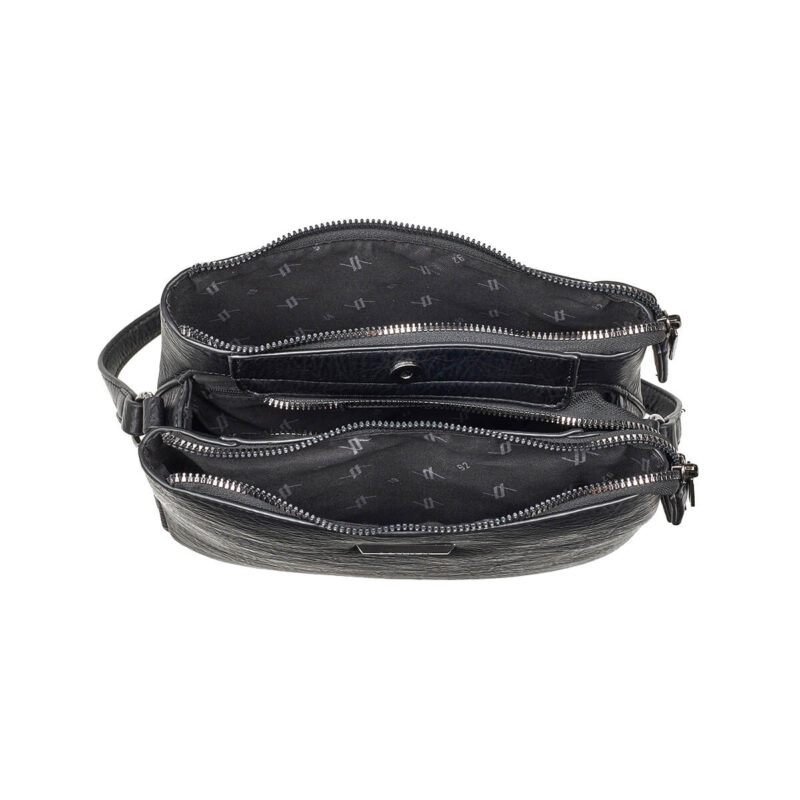 Τσάντα Χιαστί Verde 16-7627-Black - Image 4