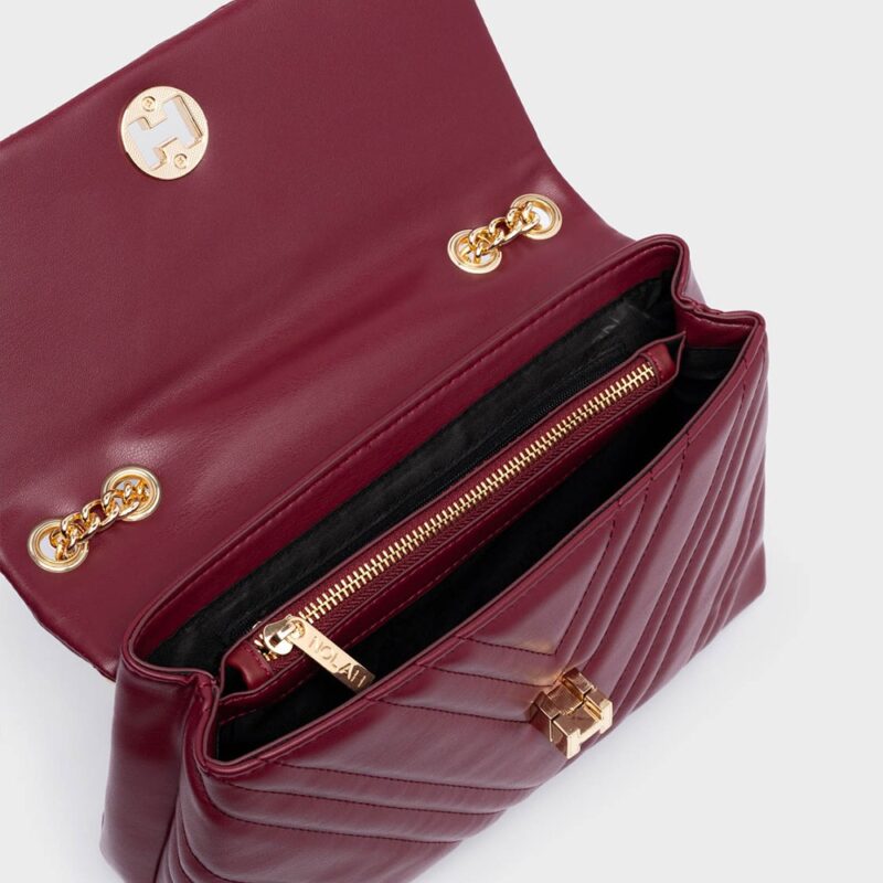 Τσάντα Ώμου Nolah Giuliana-Burgundy - Image 2