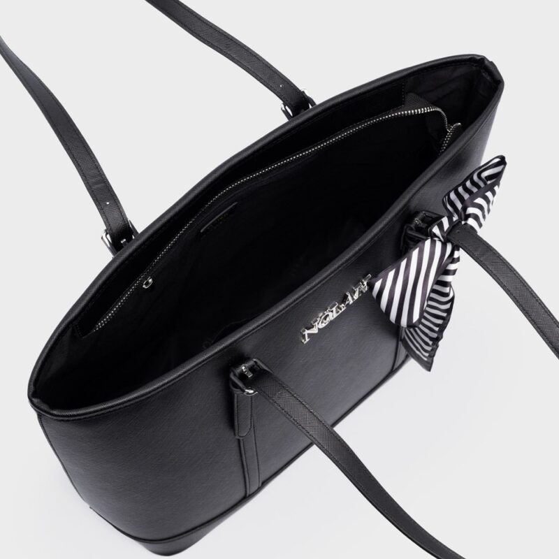 Τσάντα Ώμου Nolah Ella-Black/Silver - Image 2