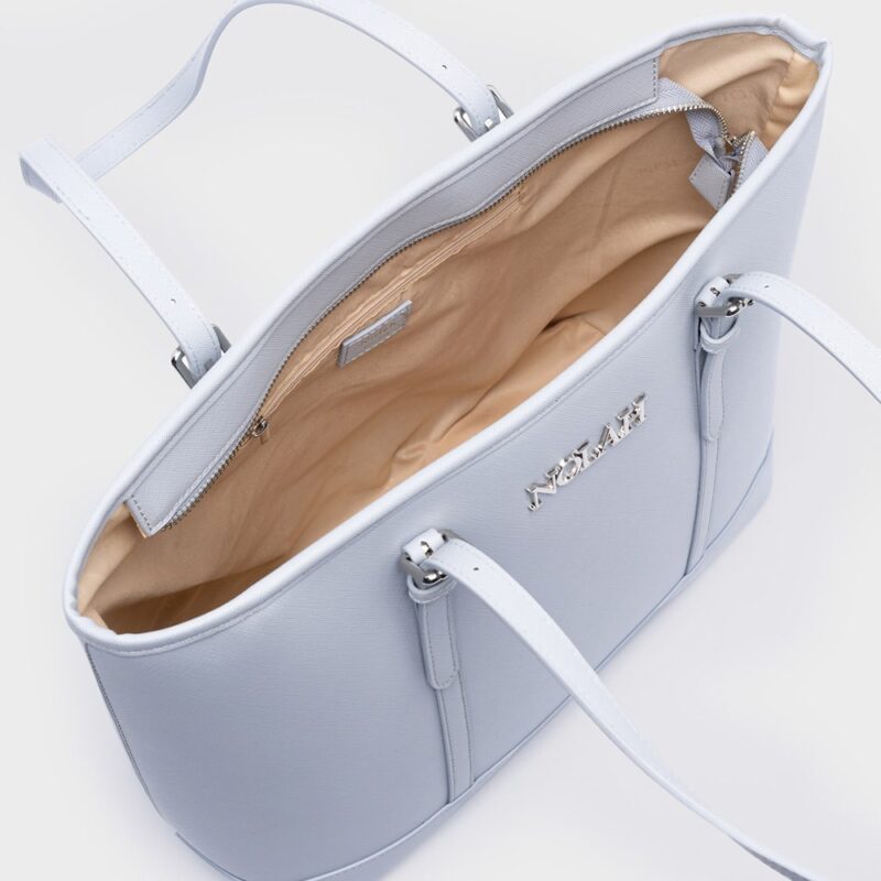 Τσάντα Ώμου Nolah Ella-Light Blue Silver - Image 2