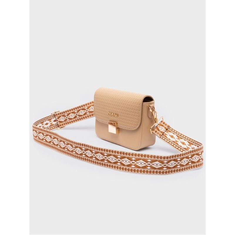Τσάντα Χιαστί Nolah Melon-Beige - Image 3