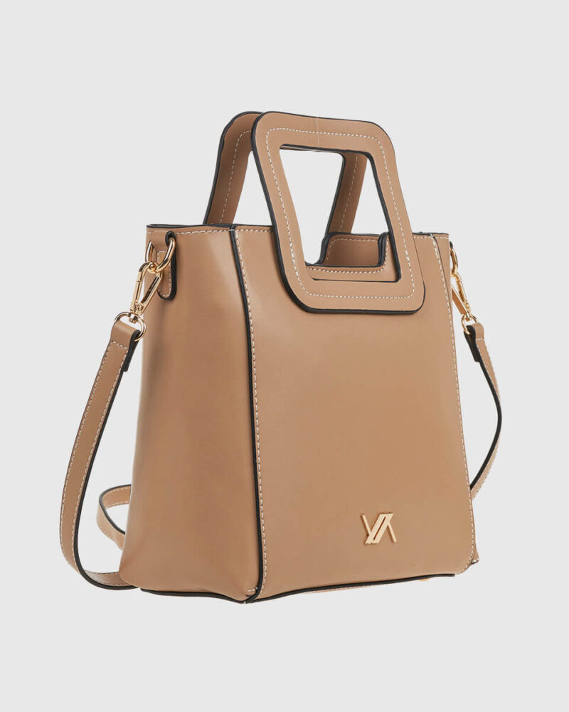 Τσάντα Χειρός Verde 16-7936-Beige - Image 2