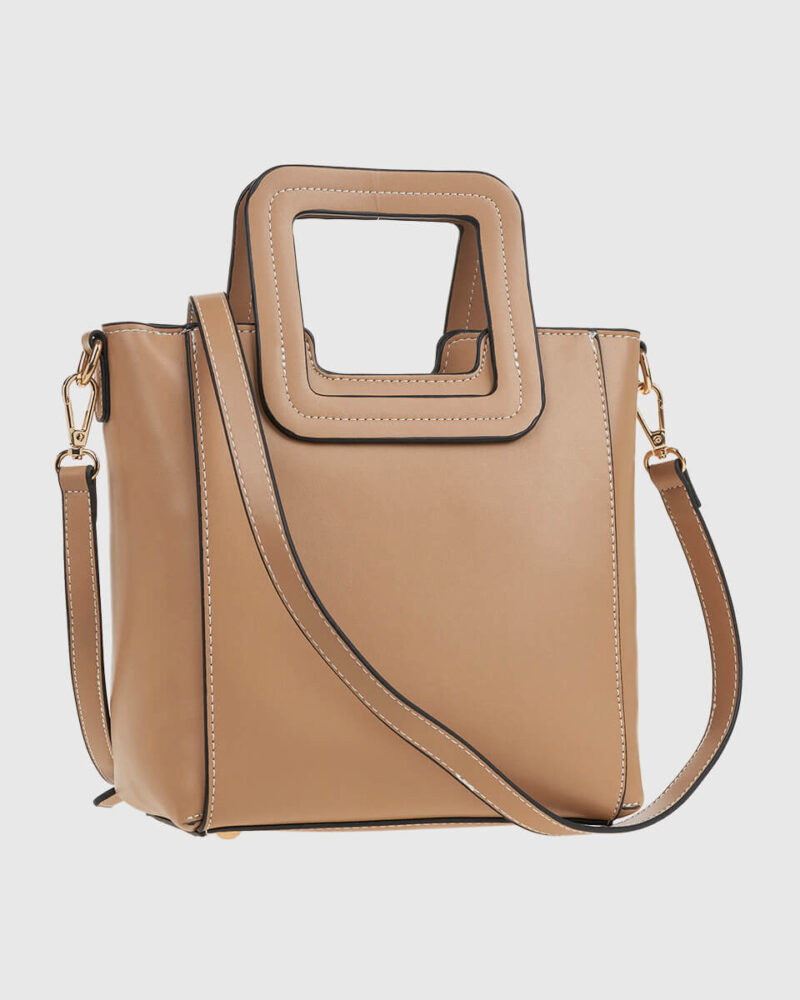 Τσάντα Χειρός Verde 16-7936-Beige - Image 3