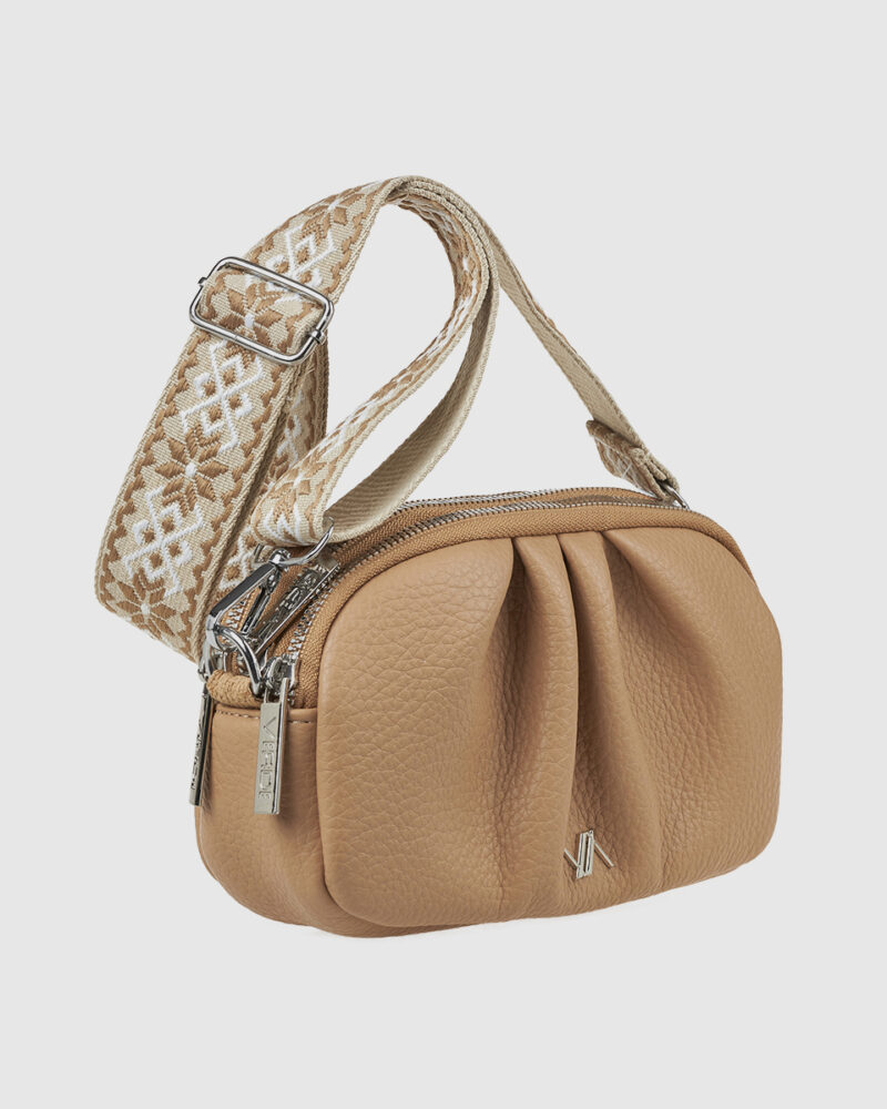Τσάντα Χιαστί Verde 16-7982-Beige - Image 2