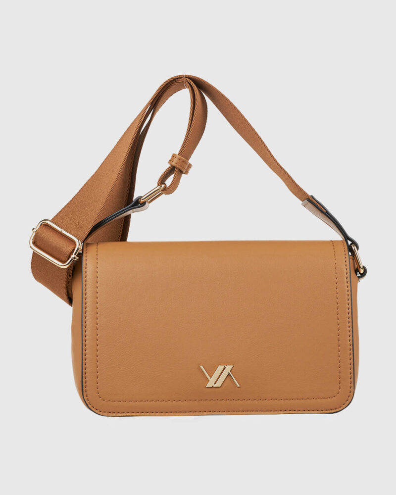 Τσάντα Χιαστί Verde 16-8018-Beige