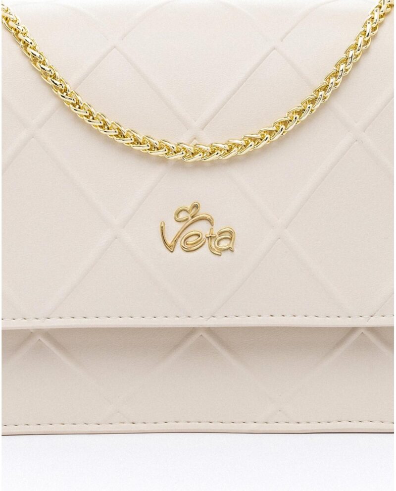 Τσάντα Ώμου Veta Callie 6100-3-Ivory - Image 4