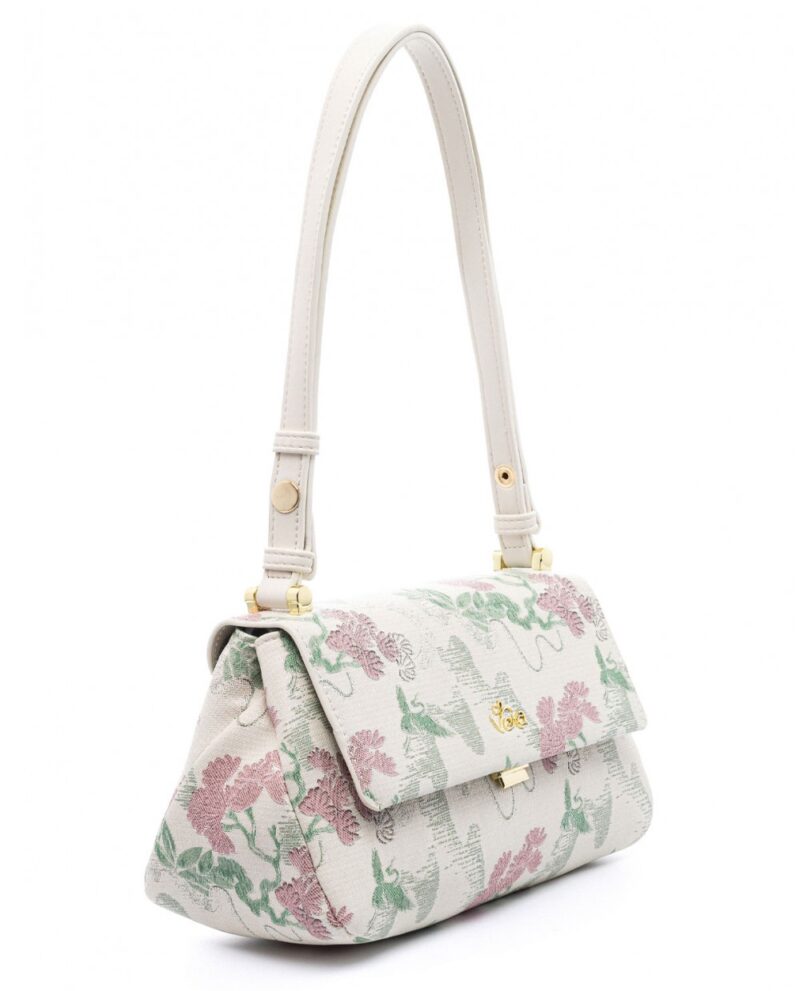 Τσάντα Ώμου/Χιαστί Veta Isadora 6119-35-Ivory/Floral - Image 2