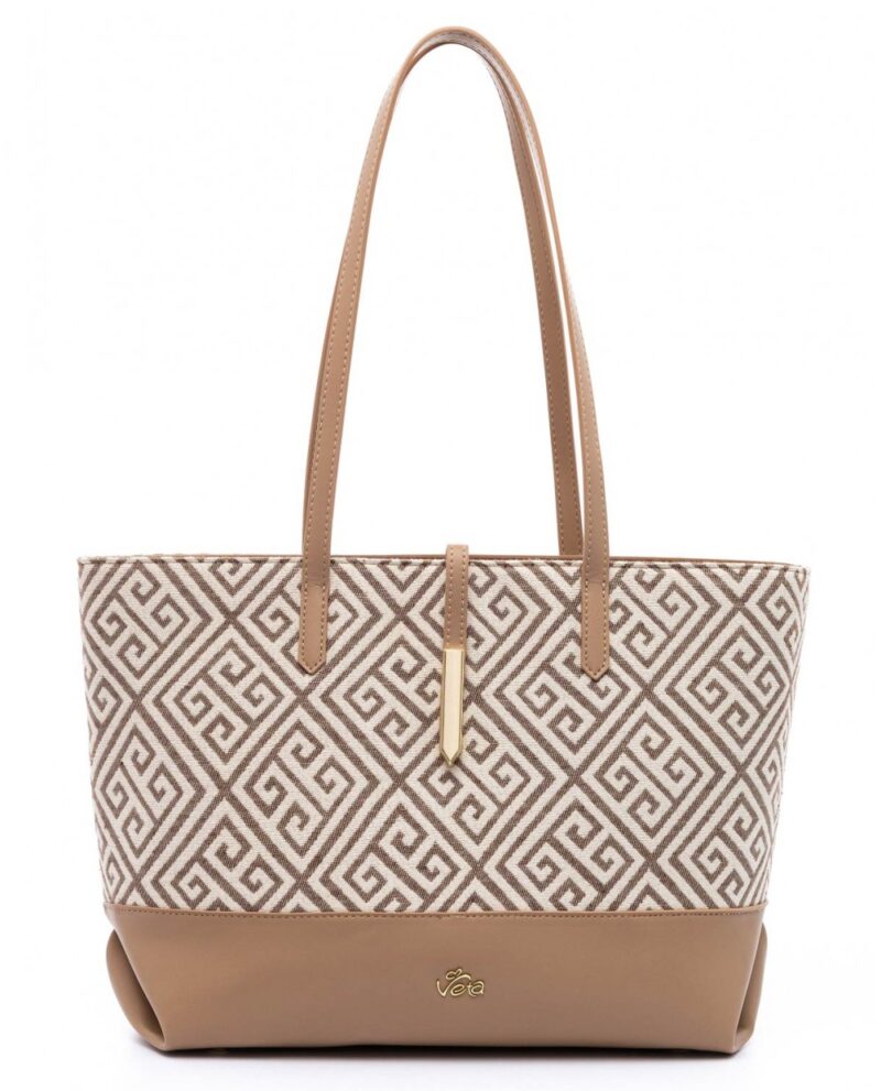 Τσάντα Ώμου Veta 6148-4-Ivory/Beige