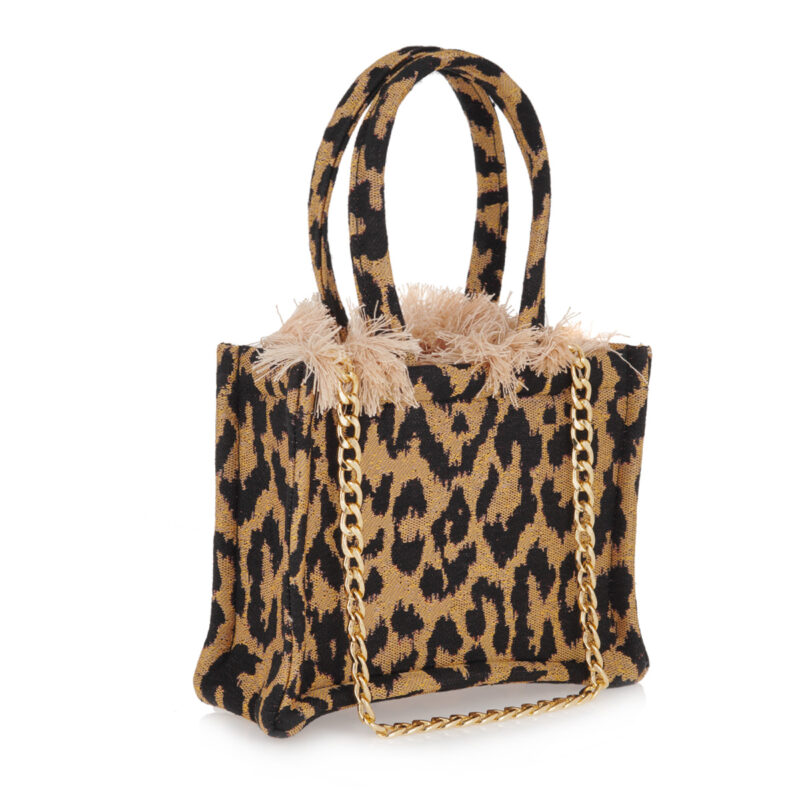 Τσάντα Χειρός Sorena Wildi Mini-Beige/Black - Image 3