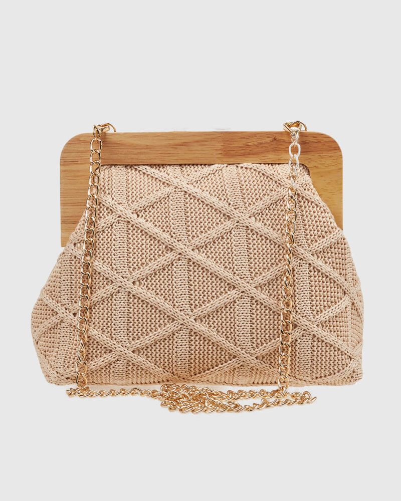 Τσαντάκι Βραδινό Verde 01-2001-Beige