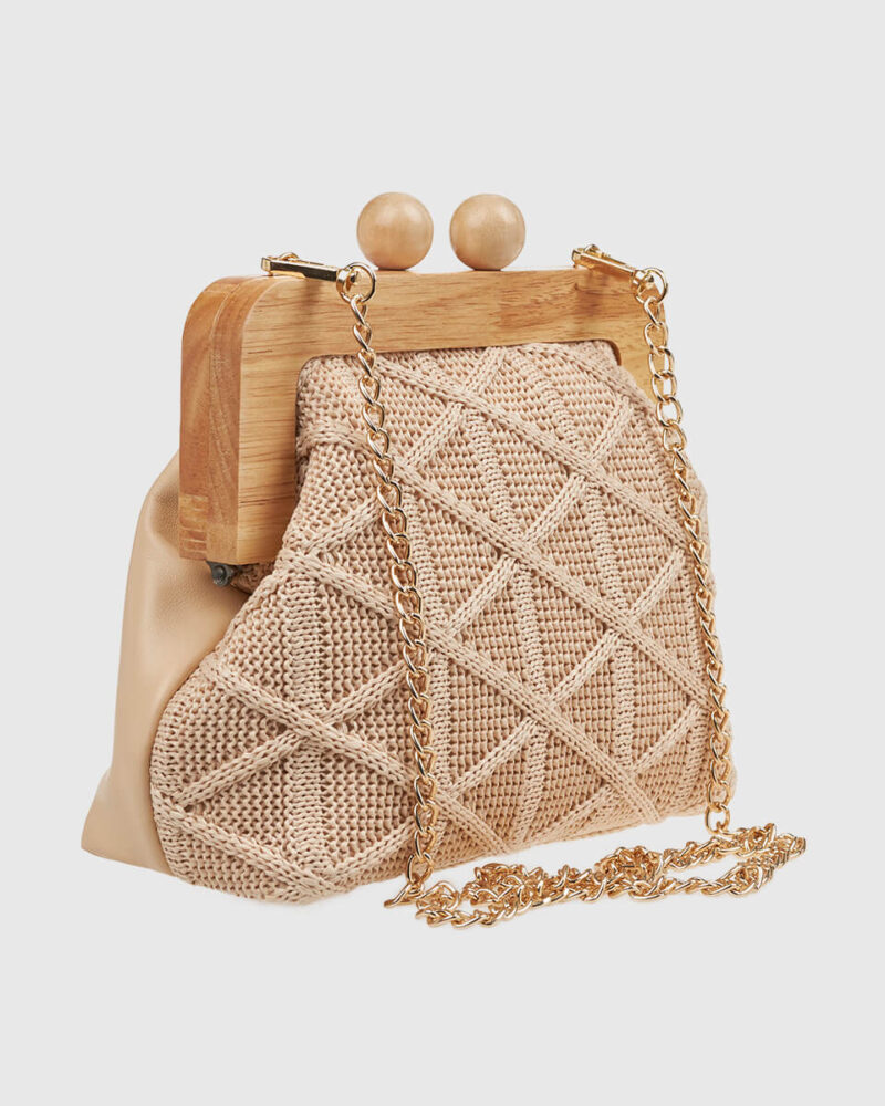 Τσαντάκι Βραδινό Verde 01-2001-Beige - Image 2