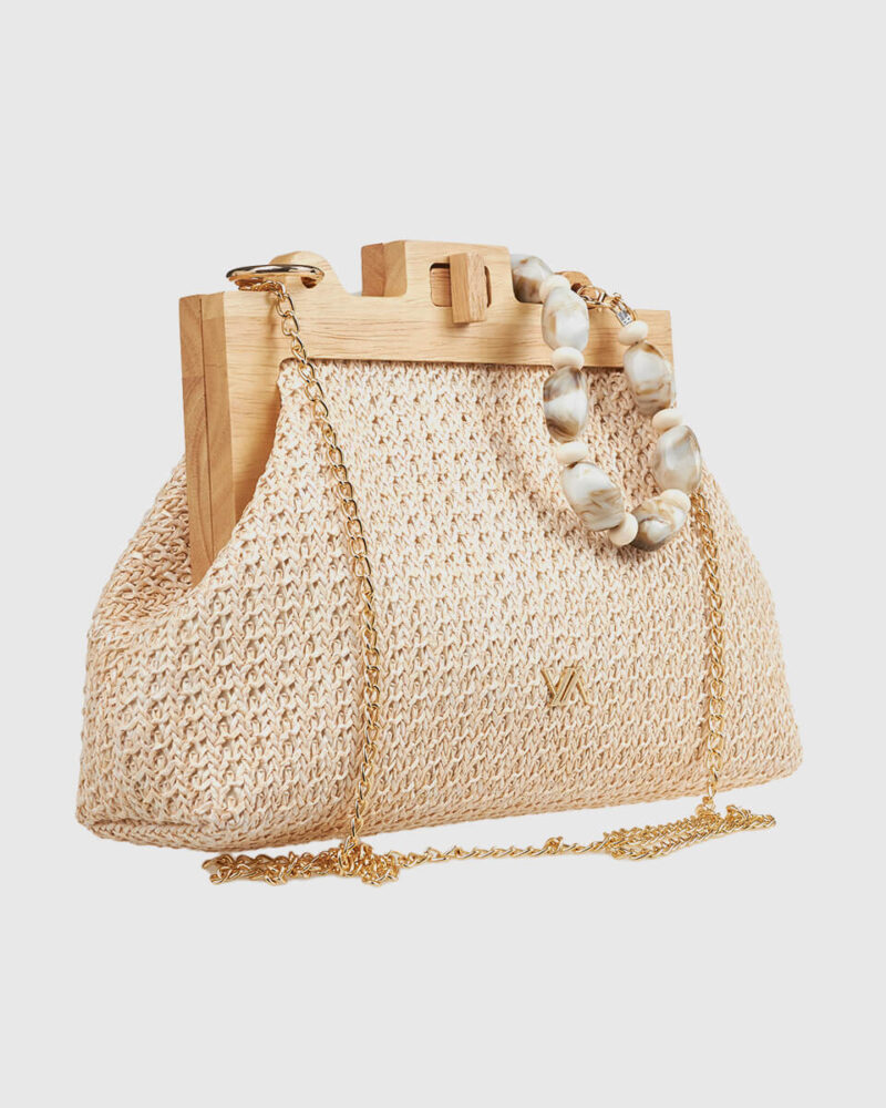 Τσαντάκι Βραδινό Verde 01-2008-Beige - Image 3