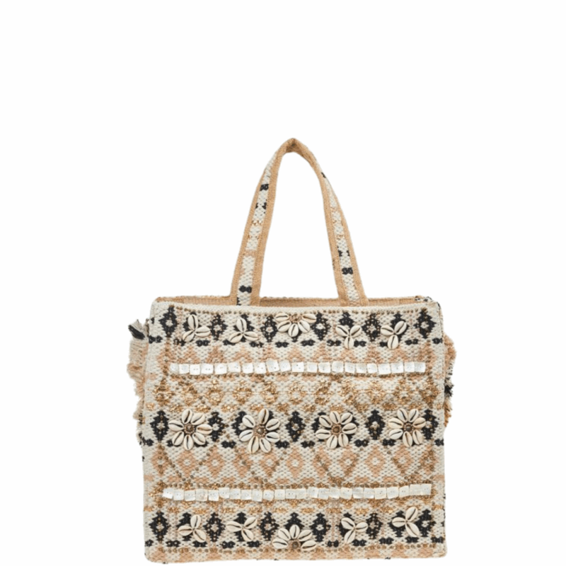 Τσάντα Θαλάσσης Verde 14-0369-Beige
