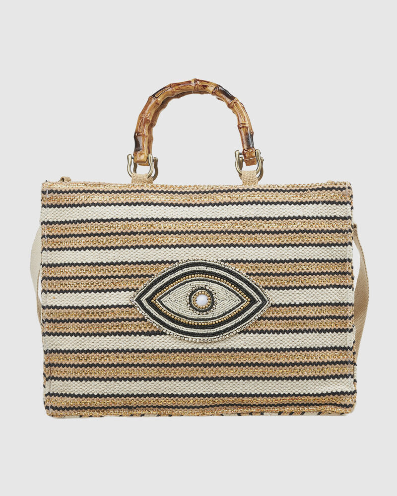 Τσάντα Θαλάσσης Verde 14-0379-Beige
