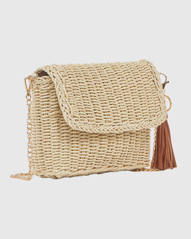 Τσάντα Χιαστί Verde 48-0275-Ivory - Image 3