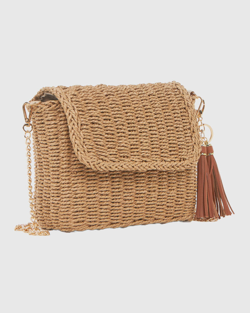 Τσάντα Χιαστί Verde 48-0275-Beige - Image 3