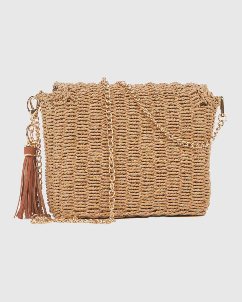 Τσάντα Χιαστί Verde 48-0275-Beige - Image 5