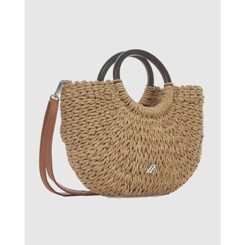 Τσάντα Χειρός Verde 48-0278-Beige - Image 2