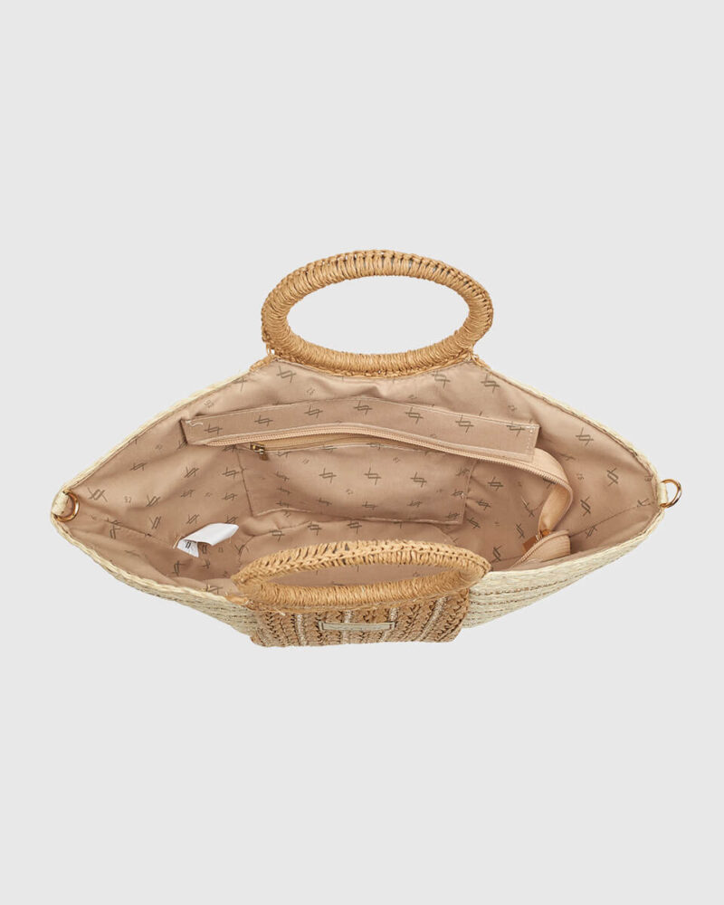 Τσάντα Χειρός Verde 48-0279-Beige - Image 2