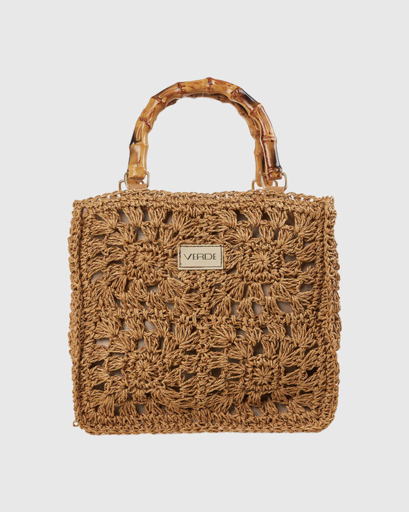 Τσάντα Χειρός Verde 48-0280-Beige