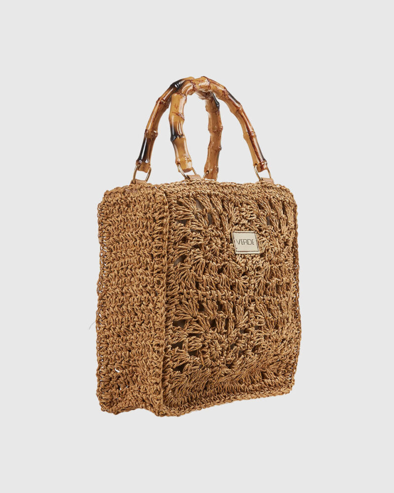 Τσάντα Χειρός Verde 48-0280-Beige - Image 2