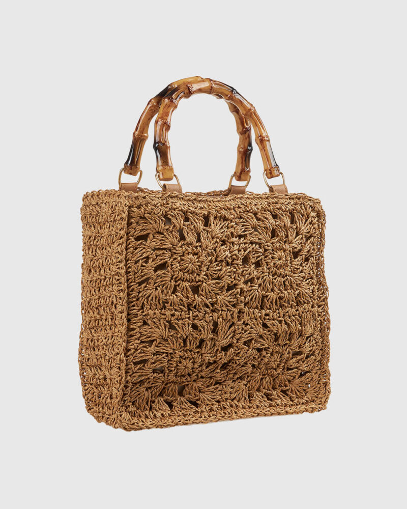 Τσάντα Χειρός Verde 48-0280-Beige - Image 3