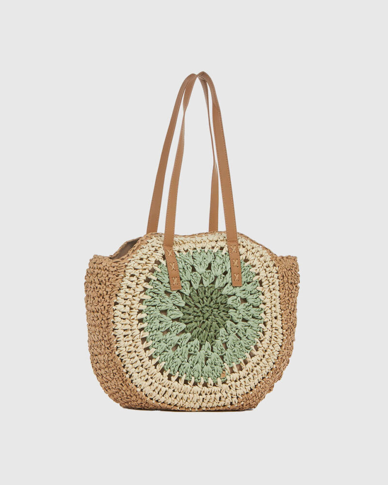Τσάντα Ώμου Verde 48-0281-Khaki - Image 2