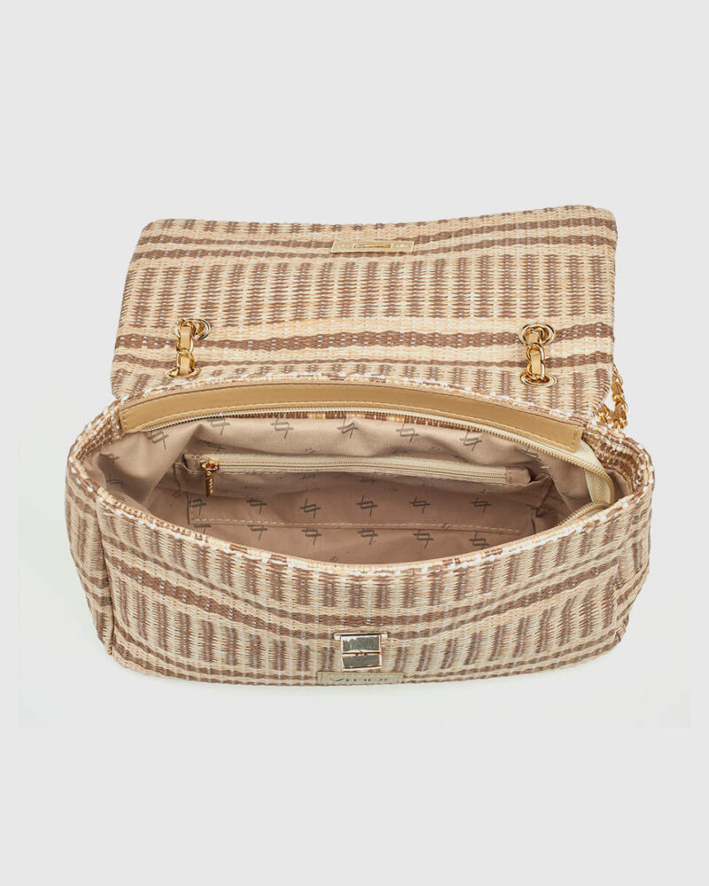 Τσάντα Ώμου Verde 48-0287-Taupe - Image 2