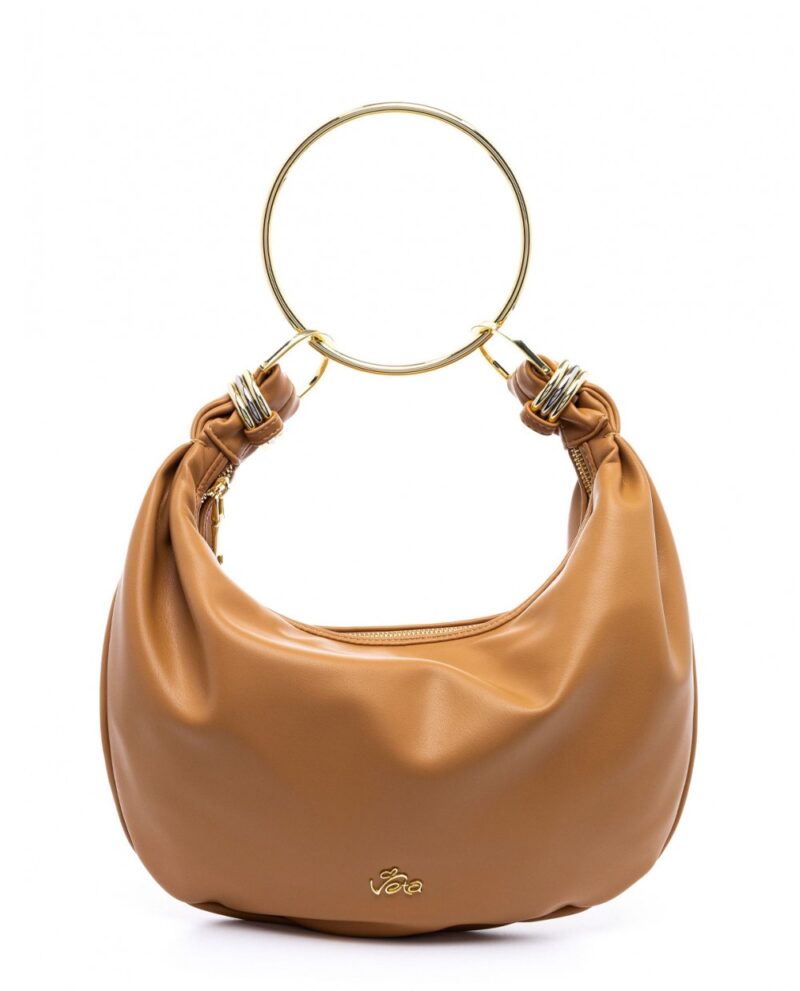 Τσάντα Χειρός Veta Lydia 6139-4-Camel