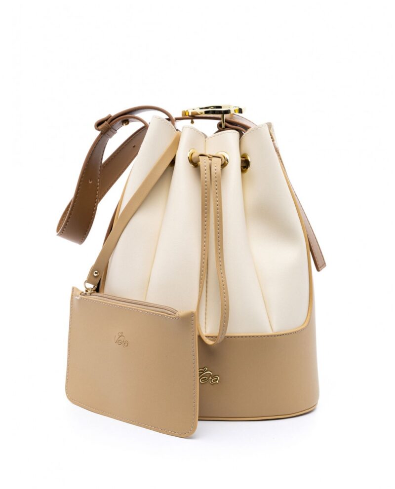 Τσάντα Ώμου Veta Reina 6143-34-Beige - Image 4