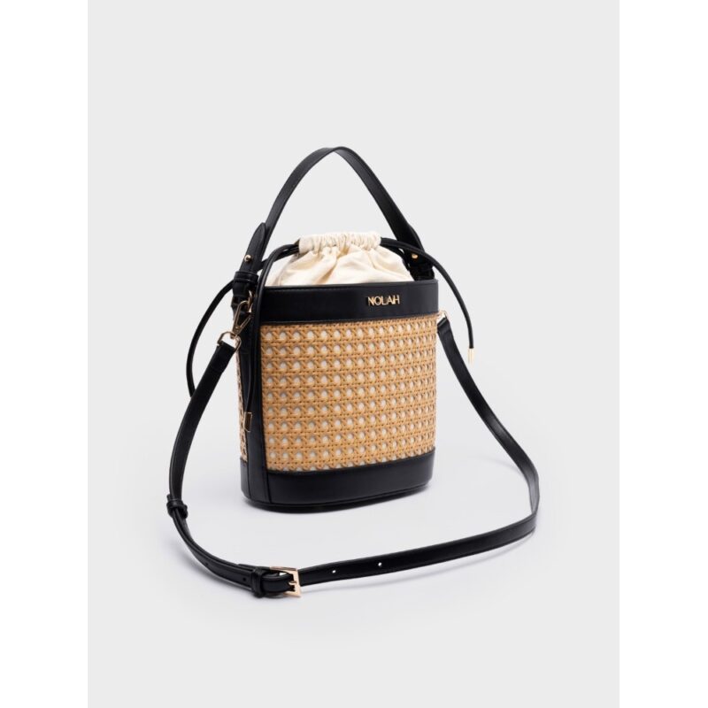 Τσάντα Χειρός Nolah Cannes-Beige/Black - Image 3