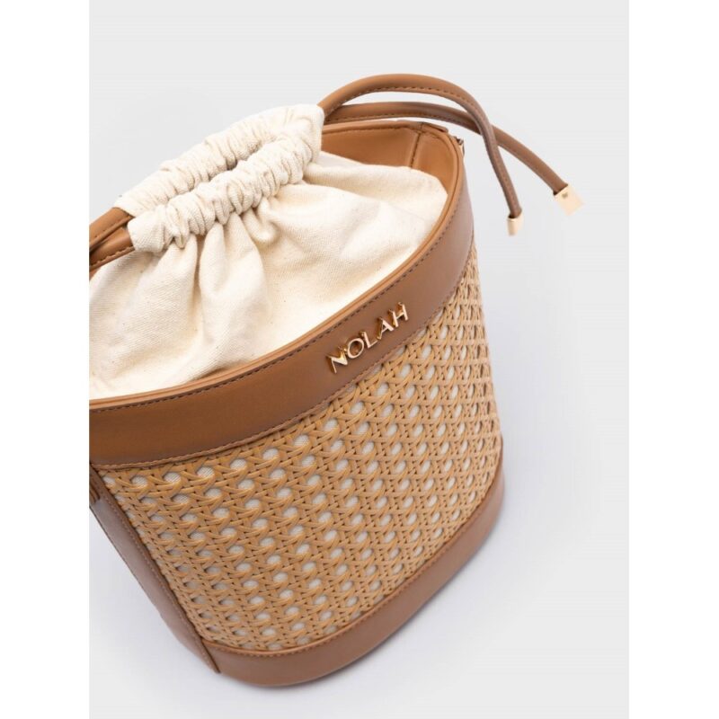 Τσάντα Χειρός Nolah Cannes-Beige/Brown - Image 4