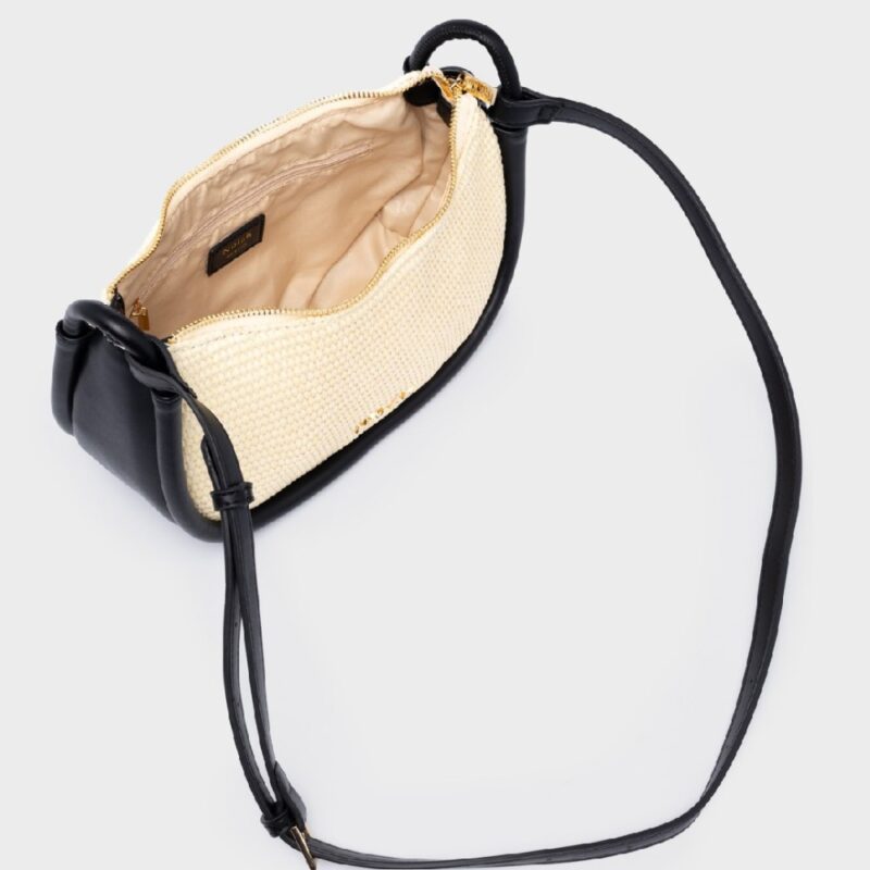 Τσάντα Χιαστί Nolah Lyon-Natural Black - Image 2
