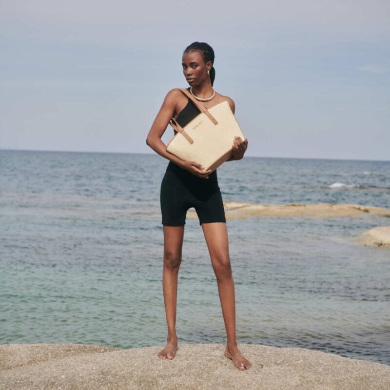 Τσάντα Ώμου Nolah Montpellier-Natural Brown - Image 4