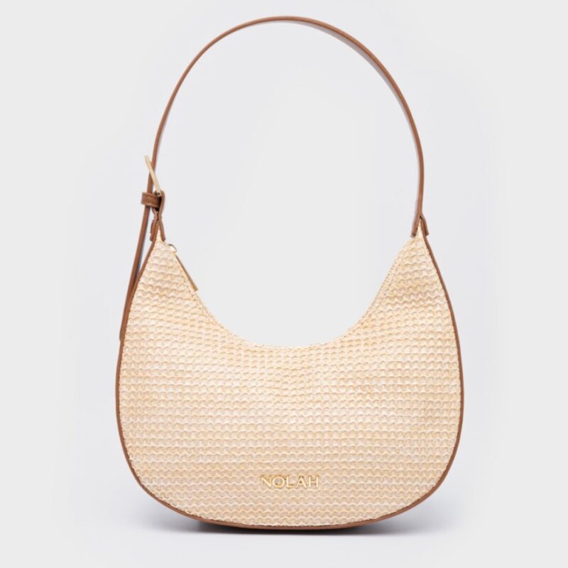 Τσάντα Ώμου Nolah Nantes-Beige/Brown