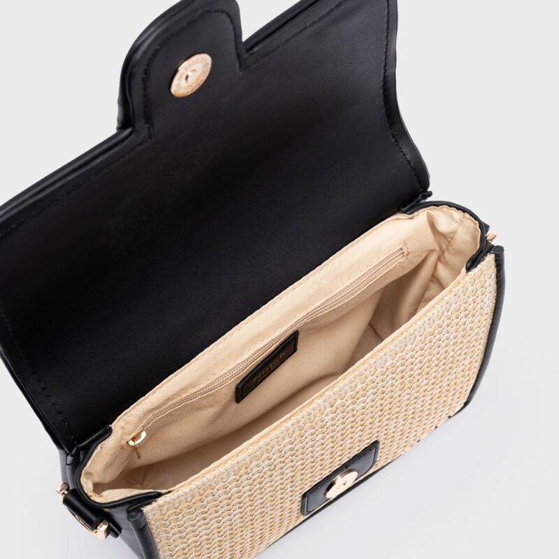 Τσάντα Χιαστί Nolah Nice-Beige/Black - Image 2