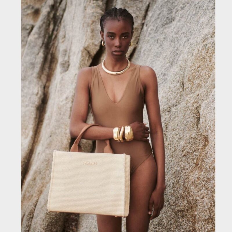Τσάντα Χειρός Nolah Rennes-Natural Brown - Image 5