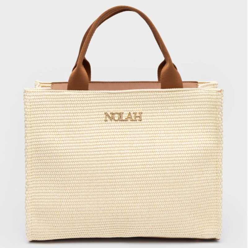 Τσάντα Χειρός Nolah Rennes-Natural Brown