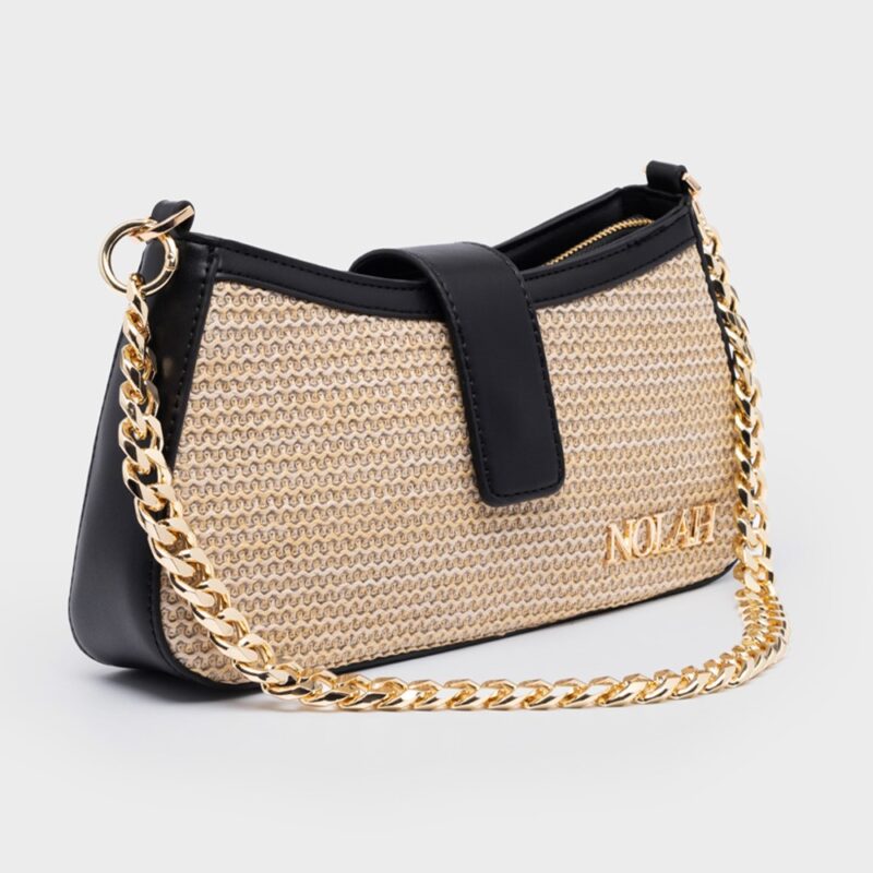 Τσάντα Ώμου Nolah Riviera-Beige/Black - Image 2