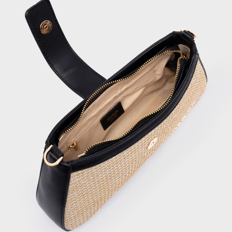 Τσάντα Ώμου Nolah Riviera-Beige/Black - Image 3