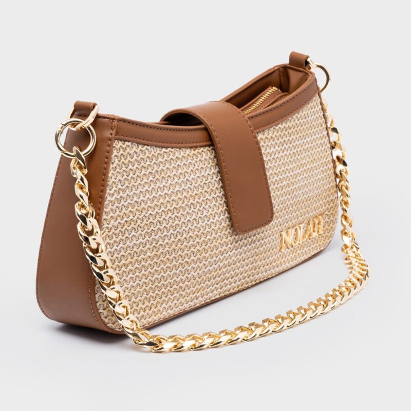 Τσάντα Ώμου Nolah Riviera-Beige/Brown - Image 2
