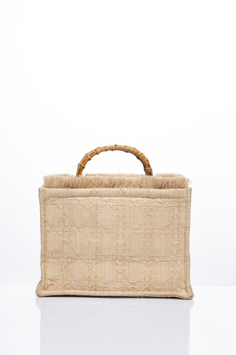 Τσάντα Χειρός Sorena Aelia Medium-Beige - Image 3